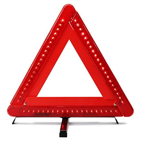 Krtopo Foldable LED Emergency Warning Triangle Cover
