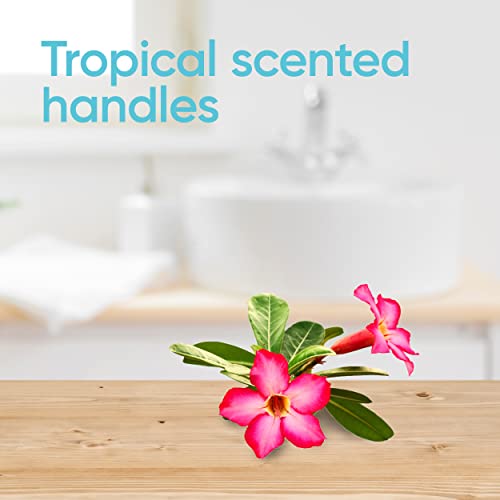 Gillette Venus Tropical Disposable Razors For Women, 3 Count, Designed For A Smooth Shave, Tropical Fragrance Scented Handles #TOP5