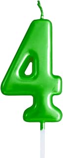 Green Birthday Candles 4 Candle 4th Four Years Cake Bady Roman Numberal Cool Number Candle No 40 41 42 43 44 45 46 47 48 49