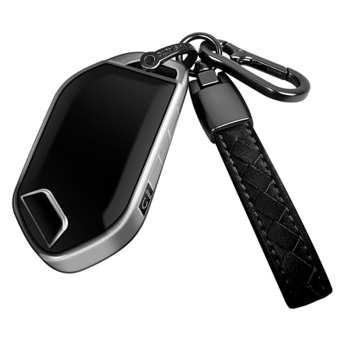 Sindeda for Kia Key Fob Cover with Keychain Soft Full Protection Key Shell Key Case Compatible with 2023 2024 Telluride EV5 Smart Key (Silver, 5 Buttons) by Sindeda - Used condition - US$12.94