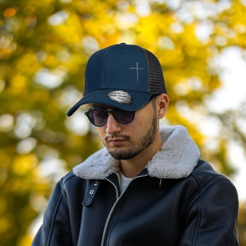 Image of Christian Hats for Men Women,Jesus Cross Hat Christian Religious Gifts for Birthday /Christmas