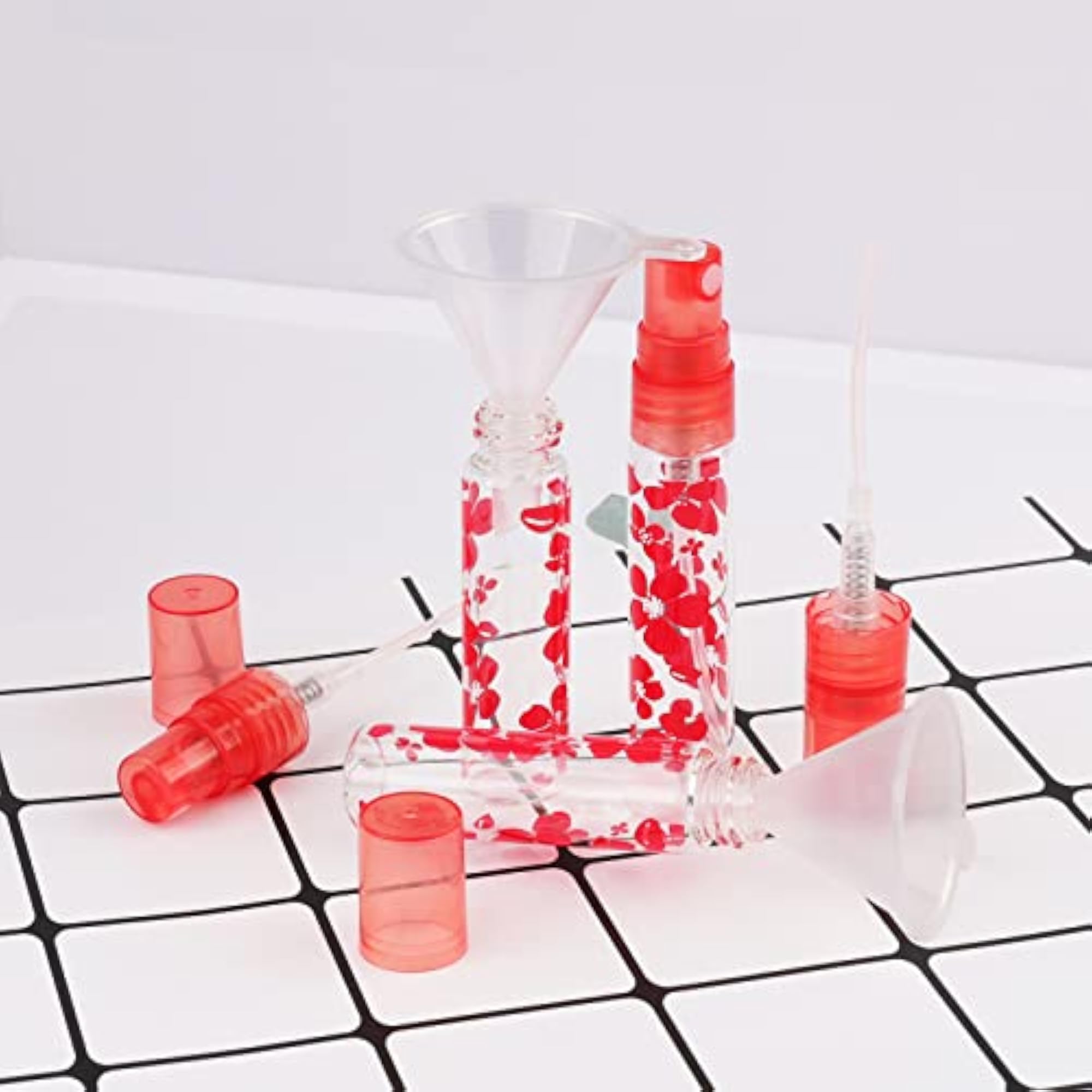 30Pcs Glass Spray Bottles Set, 5ml Mini Glass Sprayers