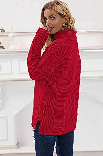 Pulower damski elegancki sweter z dzianiny z długimi rękawami Casual sweter z dzianiny Zimowa bluza z kapturem