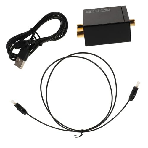 Convertidor de audio óptico a analógico coaxial a 3.5mm para sistema de sonido de RV