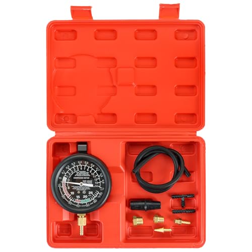 Image of DASBET Car Vacuum and Fuel Pump Tester Gauge Kit