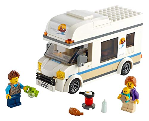 City Holiday Camper Van 60283 Building Kit; Cool Vacation Toy for Kids, New 2021 (190 Pieces) - Lego - Immagine 3