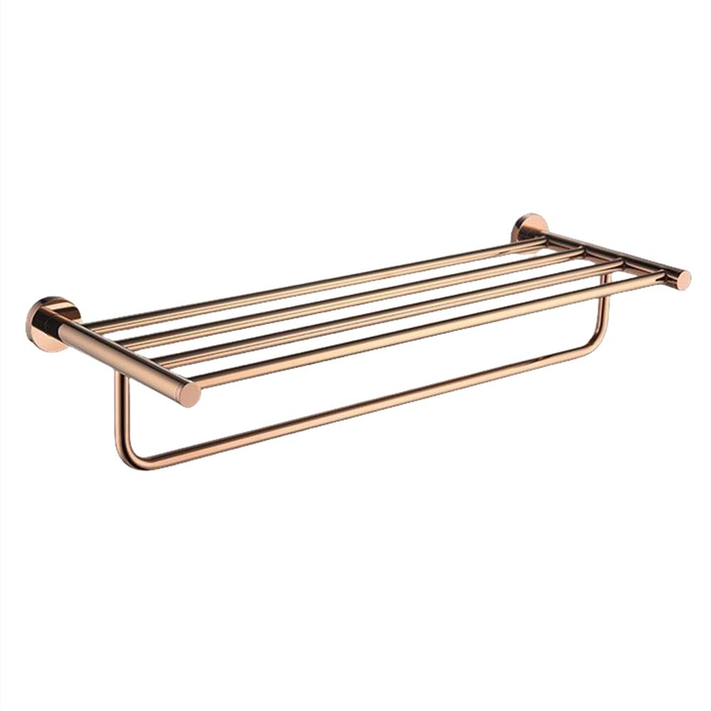 Anneau porte-serviettes et porte-gobelet or rose pour une routine sereine