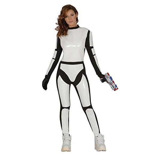 Guirca- Disfraz adulta soldado espacial, Talla 36-40 (84969.0)