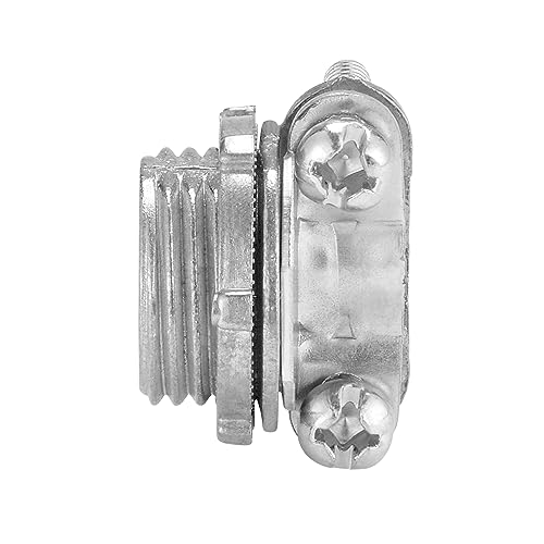 Maxxima 1/2 in. Non-Metallic Twin-Screw Clamp Connector for NM Sheathed Cable Conduit, Zinc Die Cast (100 Pack) by Maxxima - Image 8