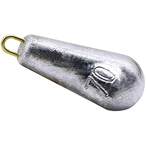 CZ-XING 10 Pcs Fishing Tackle - Sea Fishing Weight Sea Weights Plumb Fishing Weights Used For Coastal Surf Ferry Sea Fishing (Water droplets -70g) Cover