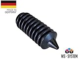 Menge: 2 Stück 2 Stück Universal Faltenbalg Manschette Achsmanschette L 93mm-160mm Ø 5mm-35mm