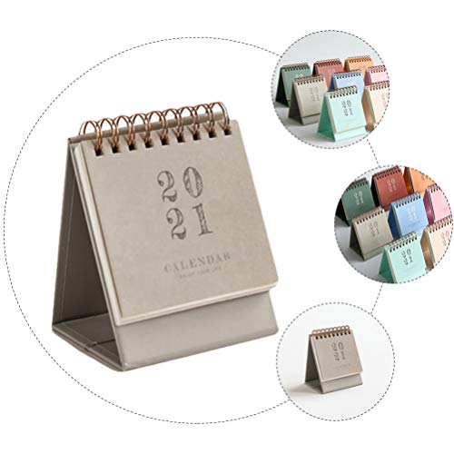 Calendário de mesa aboofan 2021, calendário de mesa, calendário semanal para escola, home office, 10