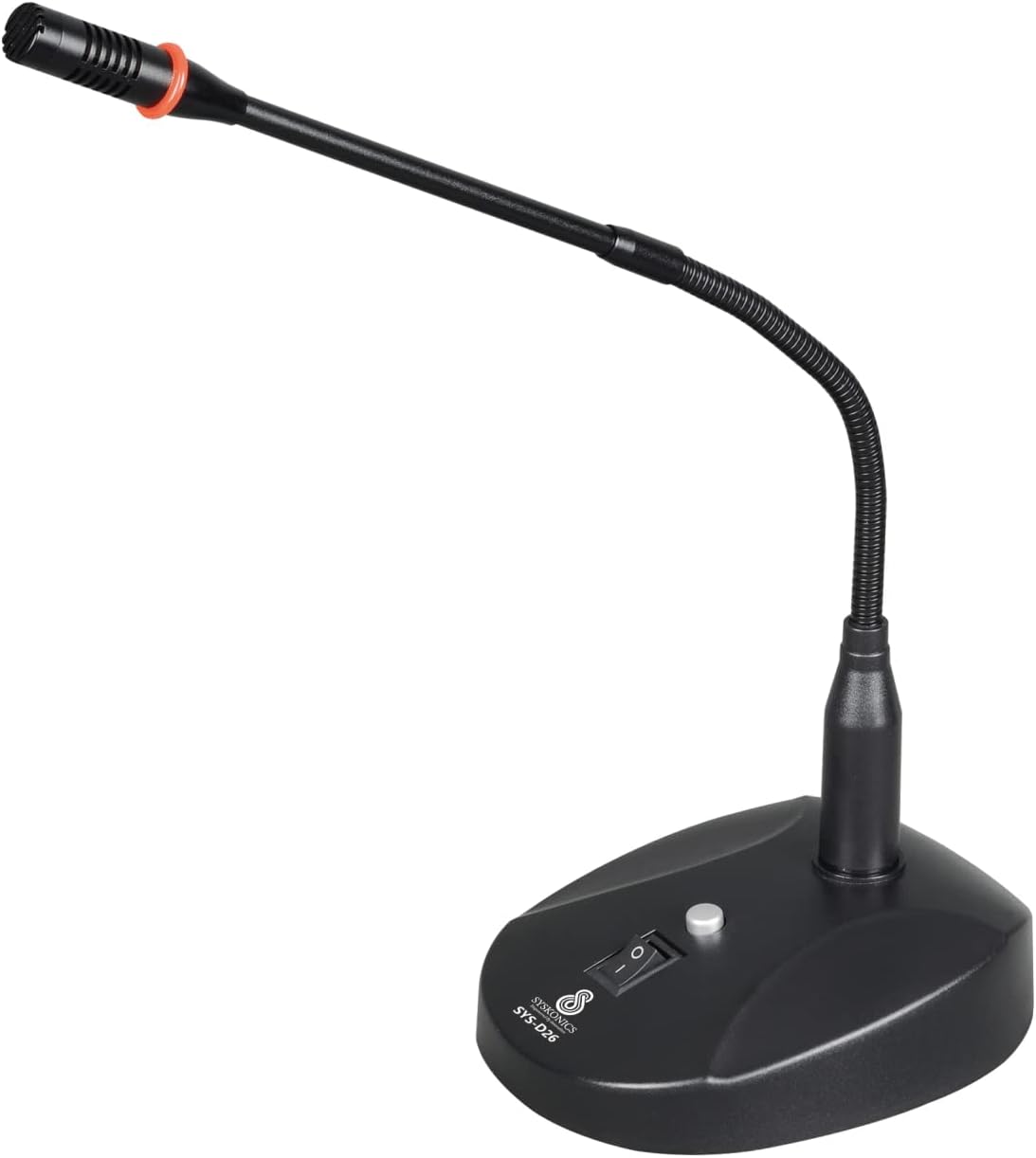 Gooseneck Wired Conference Microphone Flexible with On/Off Switch for Office, schools
