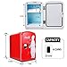 Coca Cola Polar Mini Fridge - 6 Can Refrigerator for Bedroom Office, Portable Table Top Beverage Cooler, 12V 110V Refrigerador For Drinks, Soda, Use In Car, Dorm, Patio