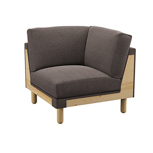 Soferia - IKEA NORSBORG Funda para módulo de Esquina, Classic Brown
