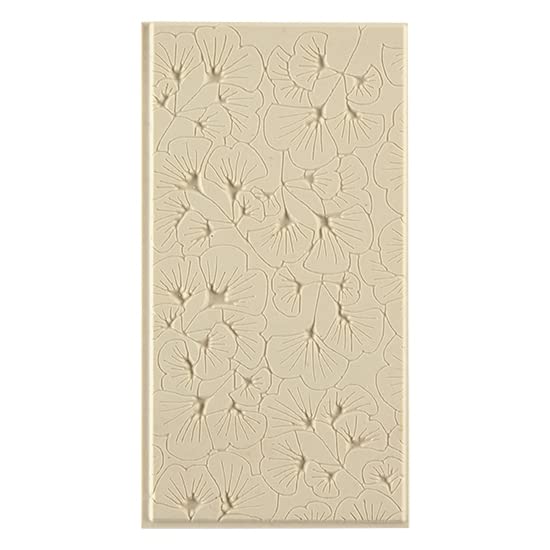 Cool Tools - Flexible Texture Tile - Gingko Leaves Embossed - 4