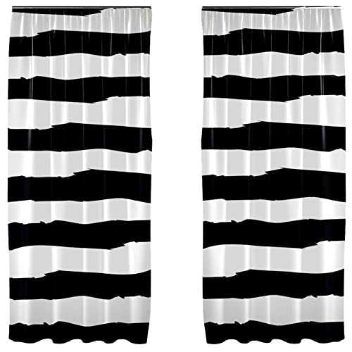 Cortinas opacas de microfibra de 55 x 84 pulgadas para ventanas de salón 2