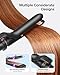 Wavytalk 5 in 1 Curling Iron Set with Thermal Brush and 4 Interchangeable Ceramic Curling Wands (0.5'-1.25'), Instant Heat Up Hair Curling Iron, Rose Gold