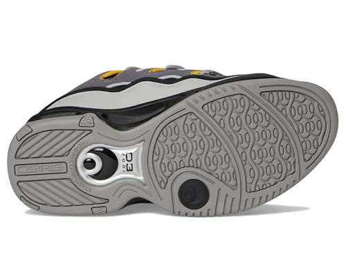 Osiris Men's D3 2001 Skate Shoe, Grey/Black/Yellow, 7.53