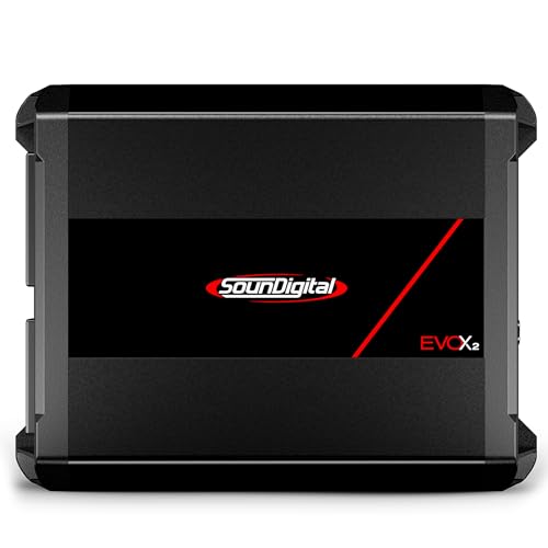 SounDigital EVOX2 1200.2-2 Ohm 2-Channel 1200W RMS Bridged Power Car Amplifier