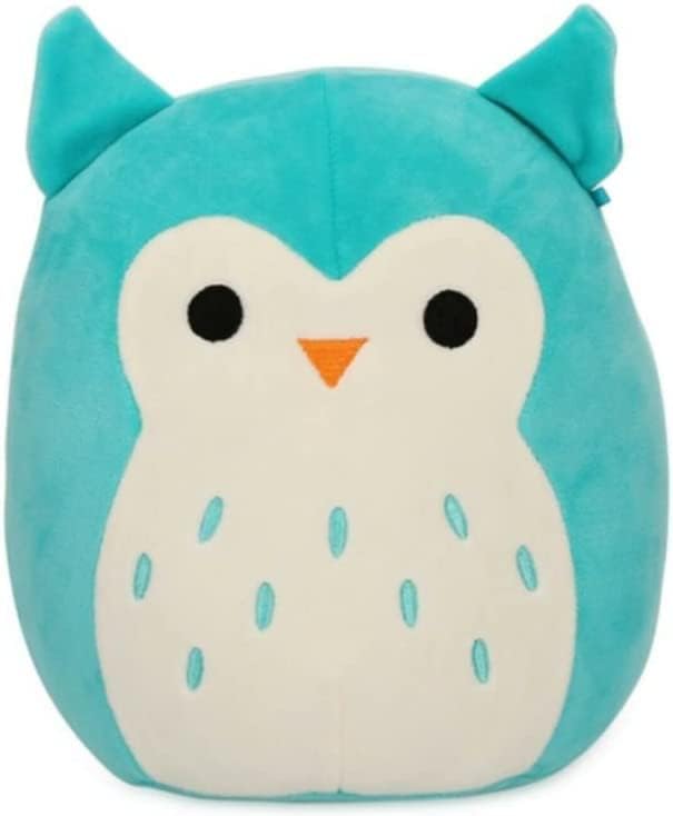 Rare Squishmallows - Peluche de Winston The Aqua Owl de 10 pulgadas, añade Winston a tu escuadrón, juguete de peluche grande y ultra suave, peluche