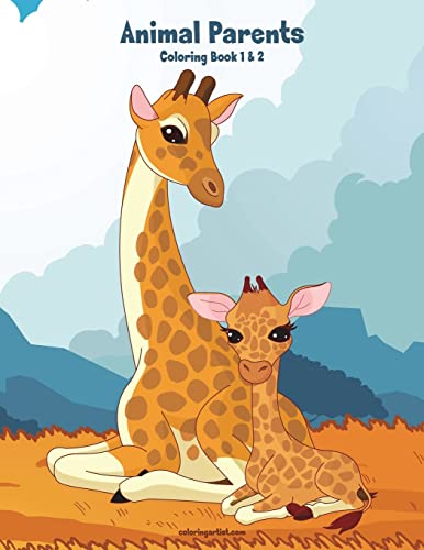 Animal Parents Coloring Book 1 & 2