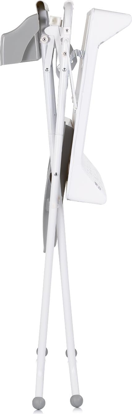 Chipolino Babywanne Wickeltisch 2 in 1 Aqua Zubehörfach klappbar Ständer Stopfen grau