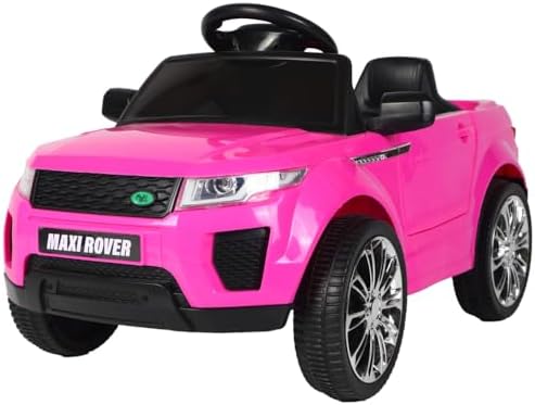 Carro Elétrico Infantil Maxi Rover Frente/Re 6v Maxi Toys (Rosa)