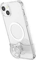 Vista 12 de PopSockets iPhone 14 Plus Case with Phone Grip and Slide Compatible with MagSafe, Phone Case for iPhone 14 Plus, Wireless Charging Compatible - Pink