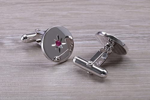 Ruby Set Zilveren Manchetknopen - Image 7