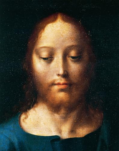 Affiches et gravures la Cène par Joos Van Cleve impression sur toile 60x90cm