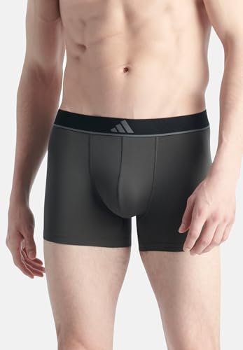 Adidas Herren UnterwäSche Boxershorts 3Er Pack-Trunk (3Pk) -Active Micro Flex Eco Intimo, Assorted_4Am014, Xxl Uomo - 9