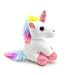 Colorido unicornio de peluche de juguete colgante de regalo muñeca máquina muñeca juego de mesa regalo de perro para ella