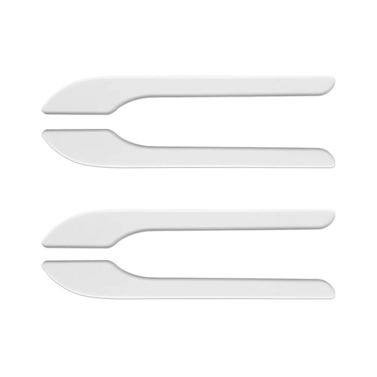 Noheeu Bianco Car Accessories Door Handle Cap Decorative Outer Cover Shell For Tesla For Model 3 Y 2021(Bianco)
