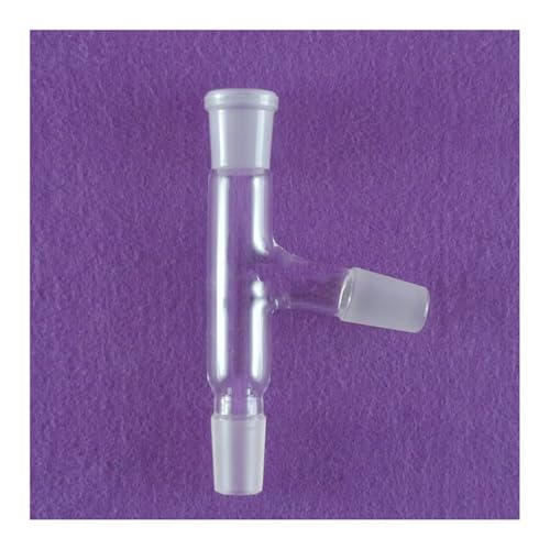 Adaptateur trois voies Lab 29/32 coude 75 degrés pour tête de distillation en verre