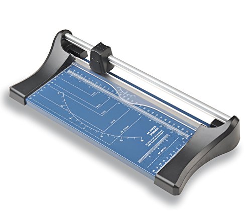 Papier A4 de Schneider, rouleaux de papier Massicot pour le papier, film, Parchemin, cartes et photos, avec une longueur de coupe de 320 mm | bobineuse | Massicot à lame rotative