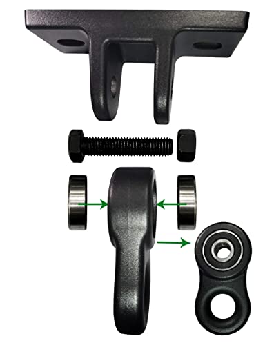 Abusa Heavy Duty Black Swing Hangers Screws Bolts Included Over 5000 Lb Capacity Playground Porch Yoga Seat Trapeze Wooden Sets Indoor Outdoor 2 Pack #TOP1