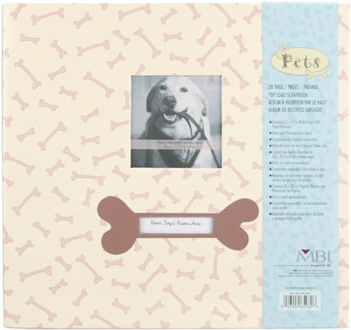 Mbi Pet Post Bound Album W/window 12x12-dog By Mbi