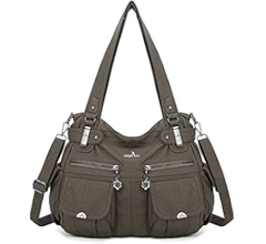 Amazon.com: Angelkiss Women's Designer Handbag Large Double