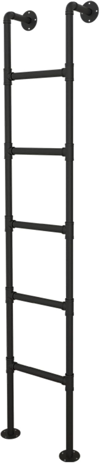 39/47/51/55/59inch Easy to Climb Bunk Bed Ladder,Floor-Standing Includes Mounting Brackets Bunk Ladder Iron,for Rv Bed Dorm Bed Loft Bed (Color:Black,Size:100cm/39.4inch)