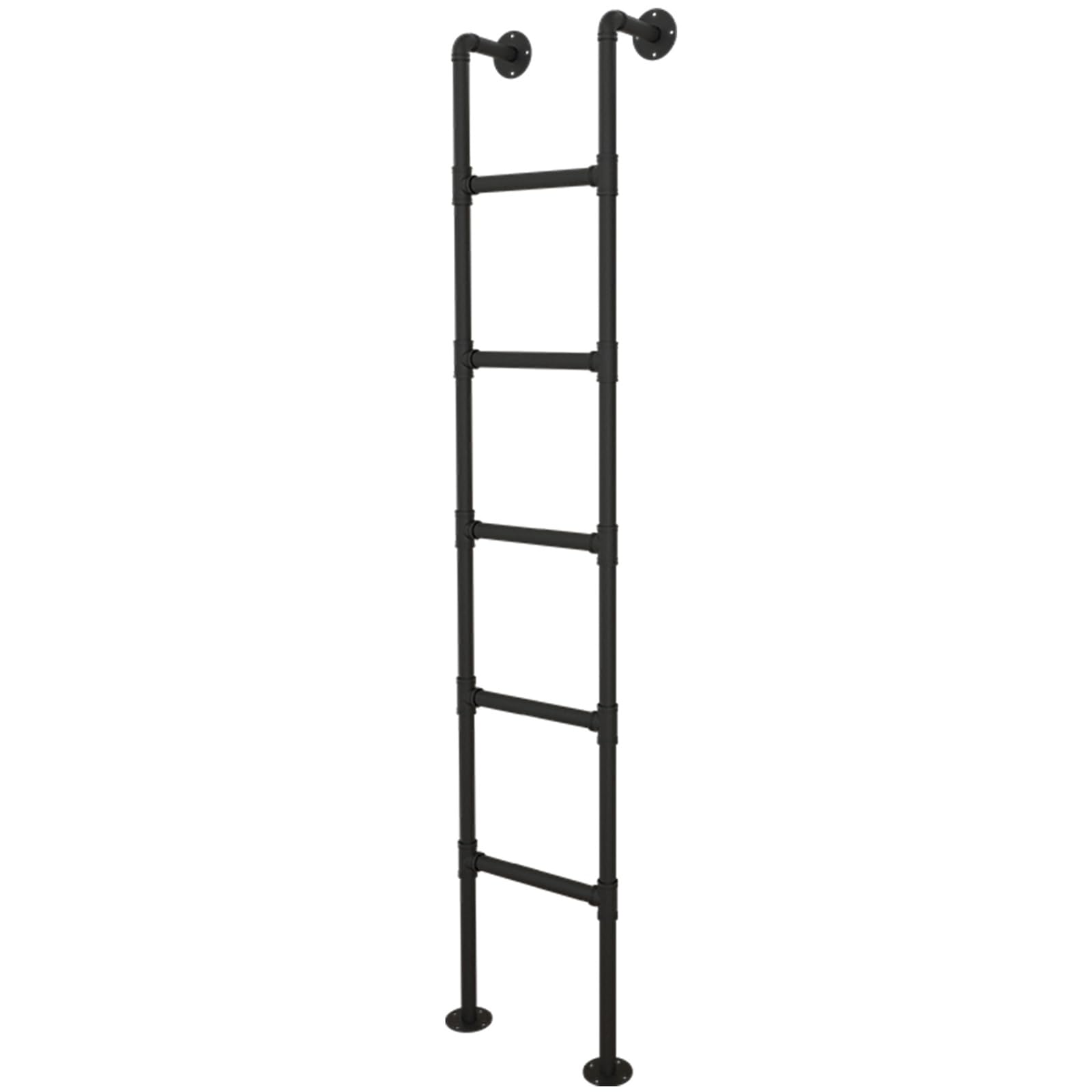 39/47/51/55/59 Zoll (ca. 99/119/130/140/150 cm) große, leicht zu besteigende Etagenbettleiter, freistehend, inklusive Montagehalterungen, Etagenbettleiter aus Eisen, für Wohnmobilbett, Stude