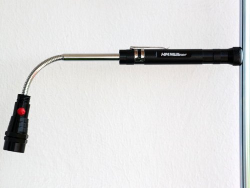 LED - torcia telescopica con girevole luci testa e...