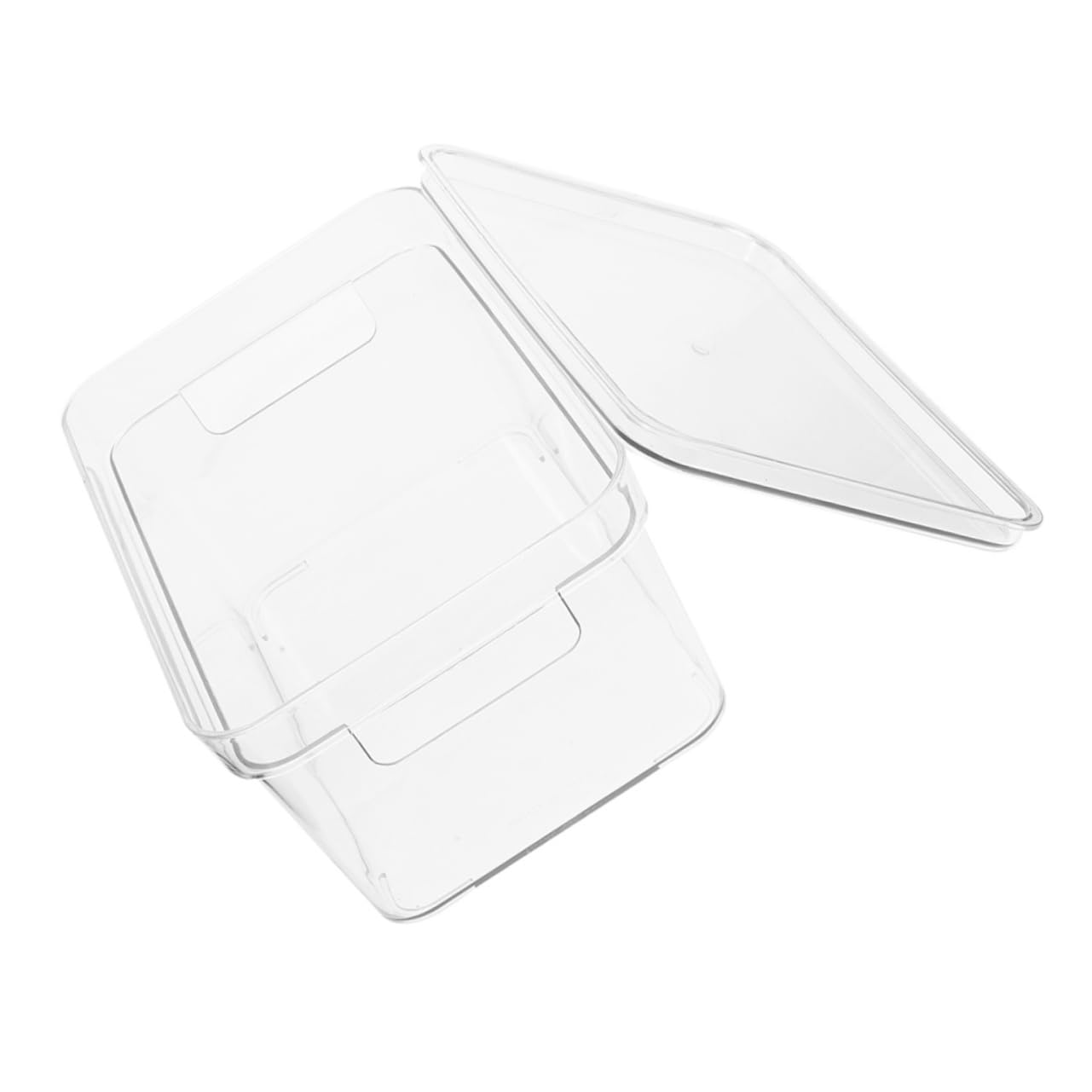 TOPBATHY Transparente Aufbewahrungsbox mit Deckel für Junge Mädchen Spielzeugaufbewahrungsbox zum Organisieren Kunststoffbox für Bausteine und Kleinteile