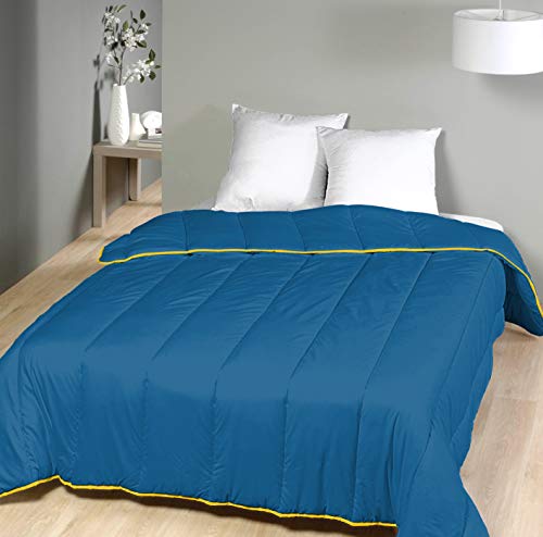 laurentmortreux Couette Bleu Pétrole 220x240-Légère, Polyester, 220x240 Cover