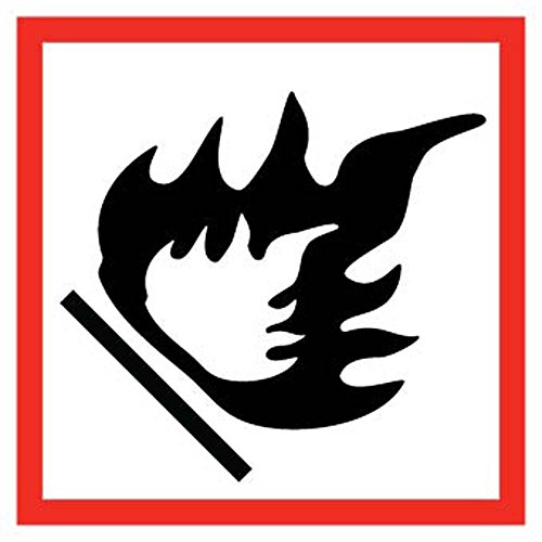 NMC GHS2004AL2 National Marker Ghs Pictogram Labels, 4 Inches x 4 Inches, Ps Paper, 250/Rl