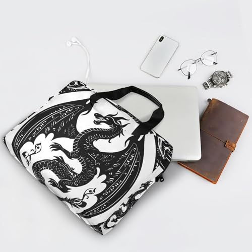 Maletín porta laptop ALAZA Black Dragon 13-15.6 pulg miniatura 7