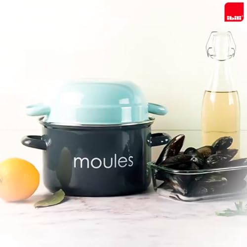 Casserole à moules turquoise pour vos repas de la mer conviviaux - 5