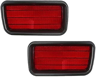 Rareelectrical New Set Of 2 Reflector Lights Compatible With Mitsubishi Montero Sport 1999-2004 Mr439716 Mi1185101 Mr43971... Price In India