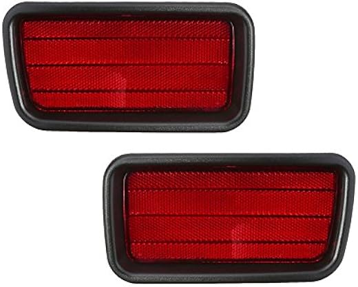 Rareelectrical New Set Of 2 Reflector Lights Compatible With Mitsubishi Montero Sport 1999-2004 Mr439716 Mi1185101 Mr43971...