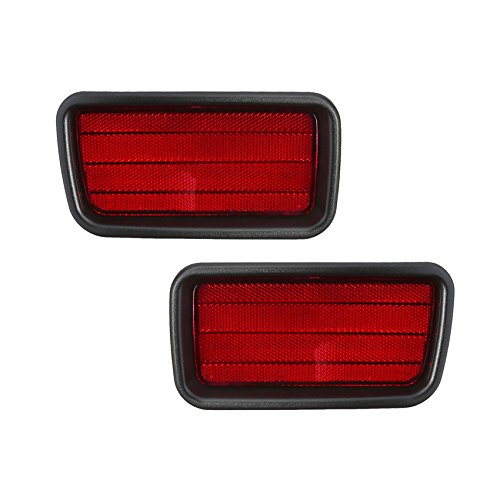 Rareelectrical New Set Of 2 Reflector Lights Compatible With Mitsubishi Montero Sport 1999-2004 Mr439716 Mi1185101 Mr439715 Mi1184101